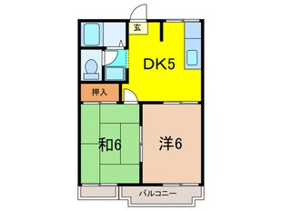 シェーネス 仁川の物件間取画像